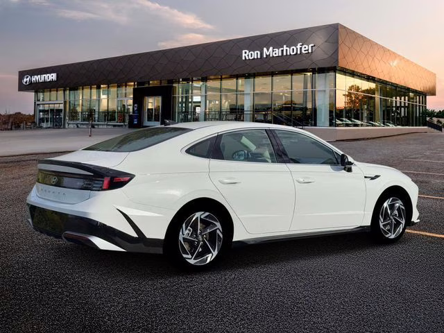2026 Serenity White Hyundai Sonata SEL Sport FWD Sedan