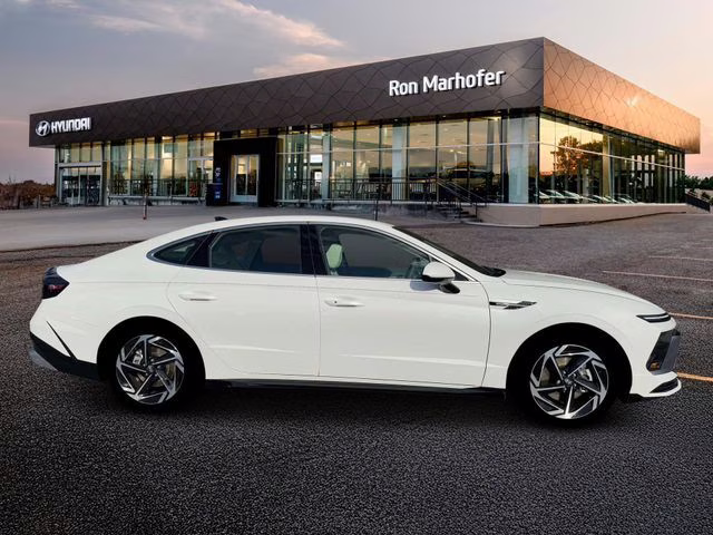 2026 Serenity White Hyundai Sonata SEL Sport FWD Sedan