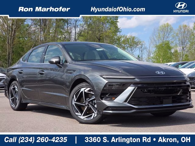 2026 Portofino Gray Hyundai Sonata SEL Sport FWD Sedan