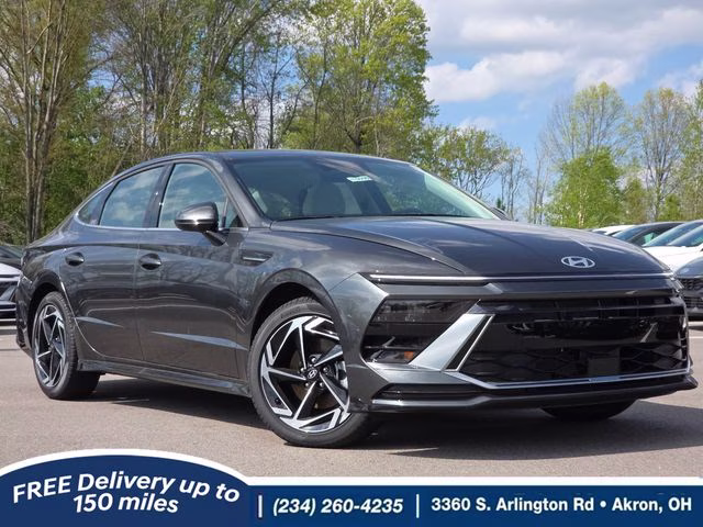 2026 Portofino Gray Hyundai Sonata SEL Sport FWD Sedan