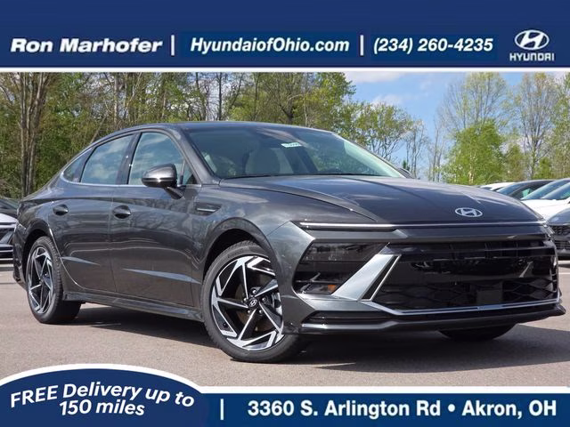 2026 Portofino Gray Hyundai Sonata SEL Sport FWD Sedan