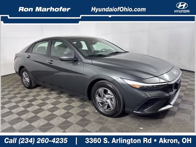 2025 Amazon Gray Hyundai Elantra SE FWD Sedan