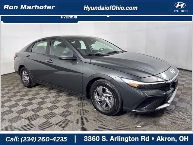 2025 Amazon Gray Hyundai Elantra SE FWD Sedan