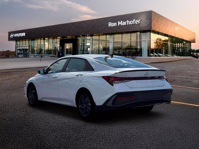 2026 Serenity White Hyundai Elantra SEL Sport FWD Sedan