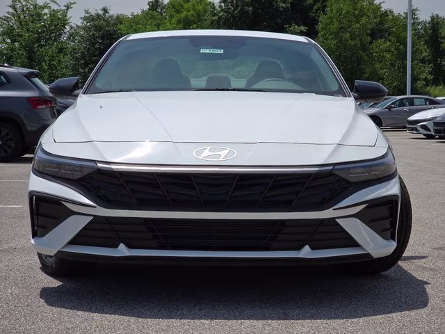 2026 Serenity White Pearl Hyundai Elantra SEL Sport FWD Sedan