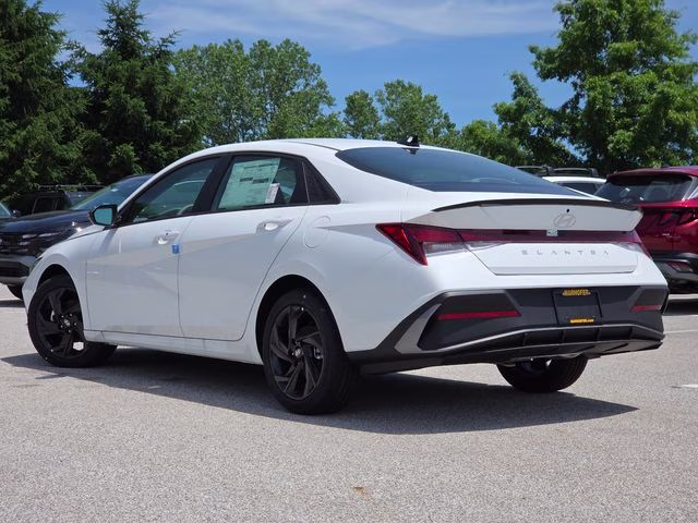 2026 Serenity White Pearl Hyundai Elantra SEL Sport FWD Sedan