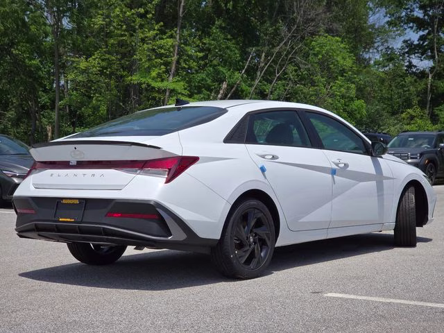 2026 Serenity White Pearl Hyundai Elantra SEL Sport FWD Sedan