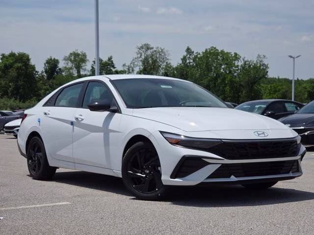 2026 Serenity White Pearl Hyundai Elantra SEL Sport FWD Sedan