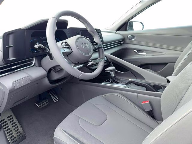 2026 Serenity White Hyundai Elantra SEL Sport FWD Sedan