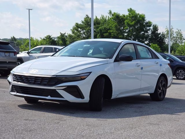 2026 Serenity White Pearl Hyundai Elantra SEL Sport FWD Sedan