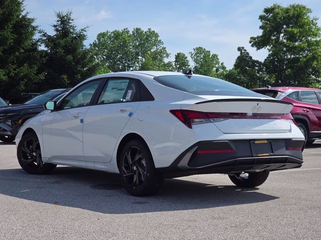 2026 Serenity White Pearl Hyundai Elantra SEL Sport FWD Sedan
