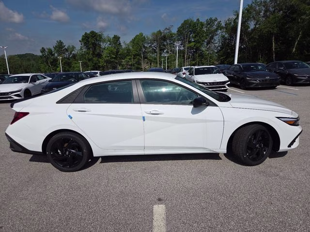 2026 Serenity White Pearl Hyundai Elantra SEL Sport FWD Sedan