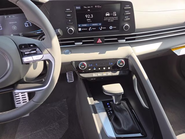 2026 Serenity White Pearl Hyundai Elantra SEL Sport FWD Sedan