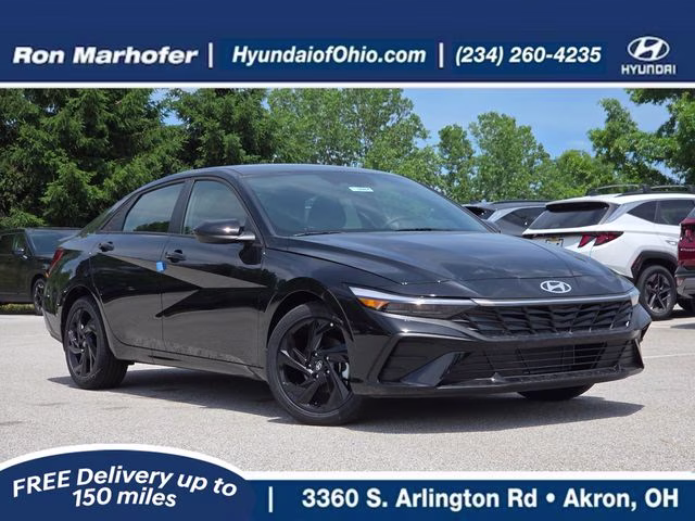 2026 Abyss Black Hyundai Elantra SEL Sport FWD Sedan