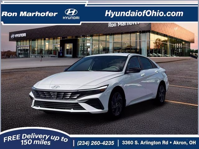 2026 Serenity White Pearl Hyundai Elantra SEL Sport FWD Sedan