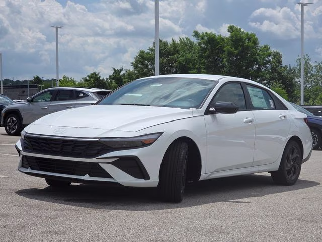 2026 Serenity White Pearl Hyundai Elantra SEL Sport FWD Sedan