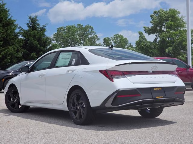 2026 Serenity White Pearl Hyundai Elantra SEL Sport FWD Sedan