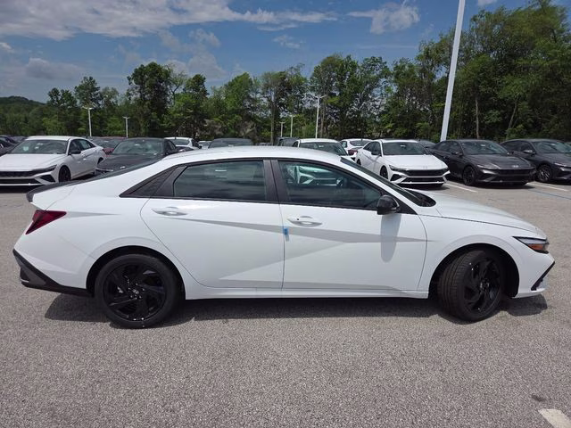 2026 Serenity White Pearl Hyundai Elantra SEL Sport FWD Sedan