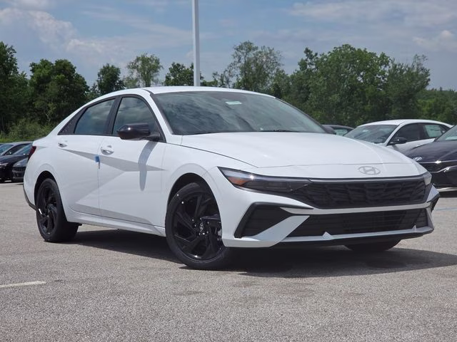 2026 Serenity White Pearl Hyundai Elantra SEL Sport FWD Sedan