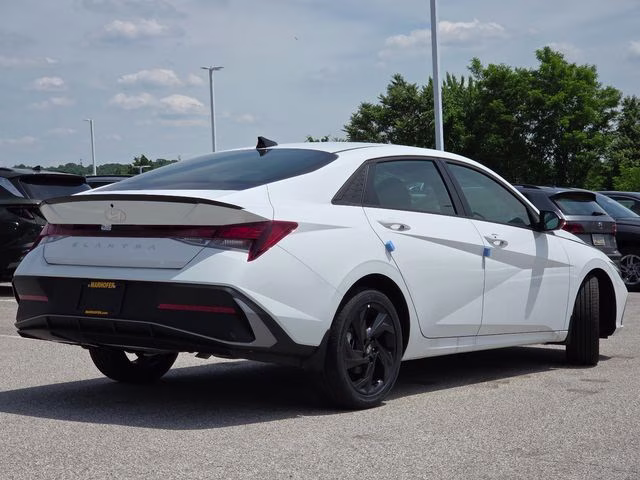 2026 Serenity White Pearl Hyundai Elantra SEL Sport FWD Sedan