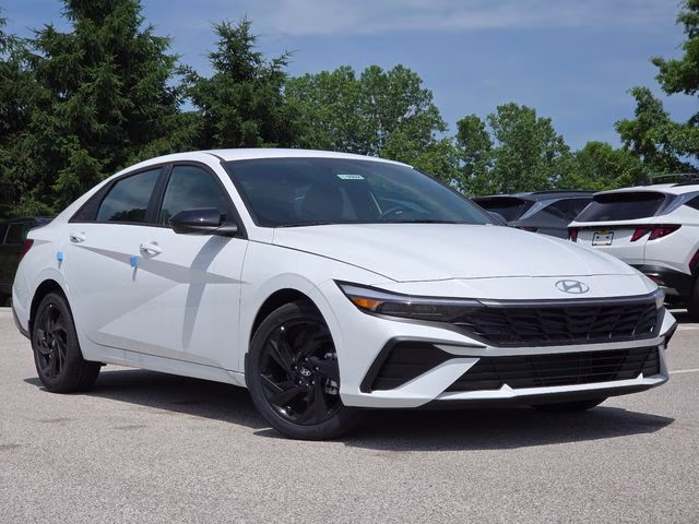 2026 Serenity White Pearl Hyundai Elantra SEL Sport FWD Sedan