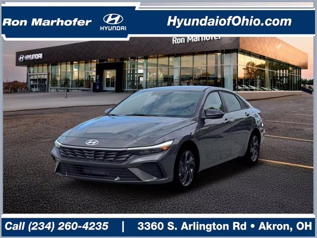 2026 Amazon Gray Hyundai Elantra SEL Sport FWD Sedan