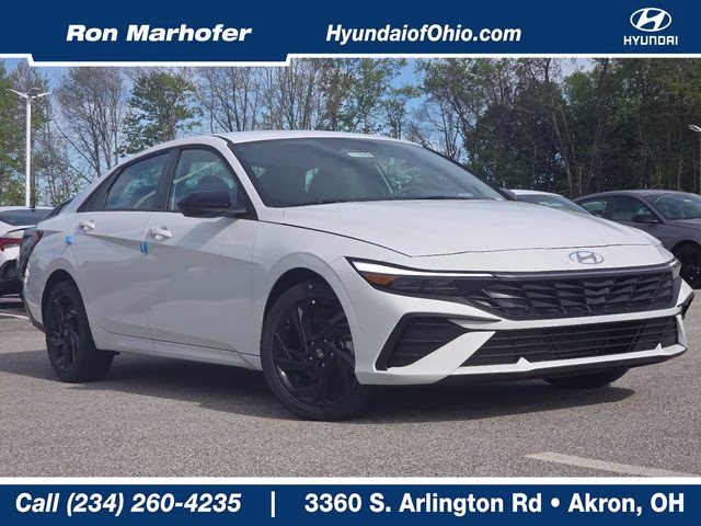 2026 Serenity White Pearl Hyundai Elantra SEL Sport FWD Sedan