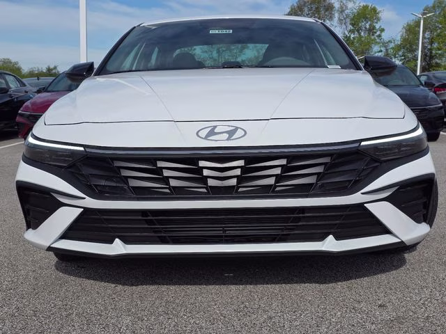 2026 Serenity White Pearl Hyundai Elantra SEL Sport FWD Sedan
