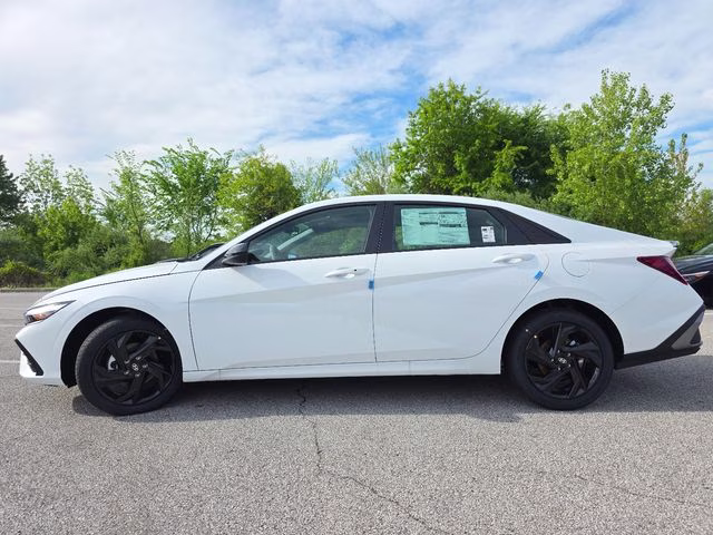 2026 Serenity White Pearl Hyundai Elantra SEL Sport FWD Sedan