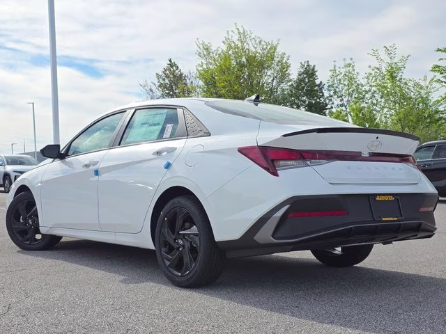 2026 Serenity White Pearl Hyundai Elantra SEL Sport FWD Sedan