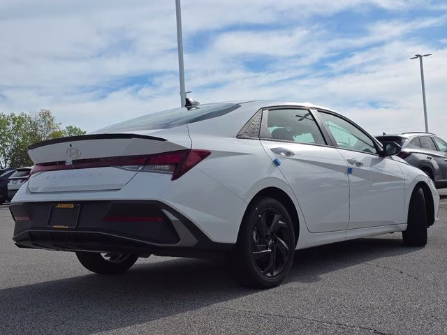 2026 Serenity White Pearl Hyundai Elantra SEL Sport FWD Sedan