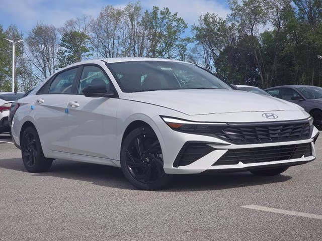 2026 Serenity White Pearl Hyundai Elantra SEL Sport FWD Sedan