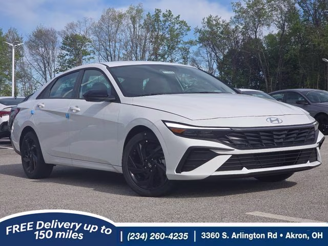 2026 Serenity White Pearl Hyundai Elantra SEL Sport FWD Sedan