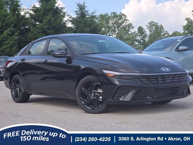 2026 Abyss Black Hyundai Elantra SEL Sport FWD Sedan