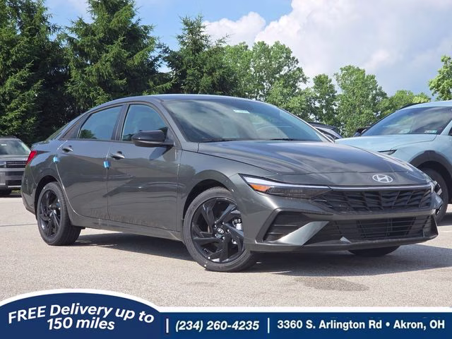 2026 Amazon Gray Hyundai Elantra SEL Sport FWD Sedan