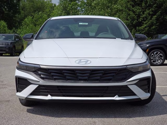 2026 Serenity White Pearl Hyundai Elantra SEL Sport FWD Sedan