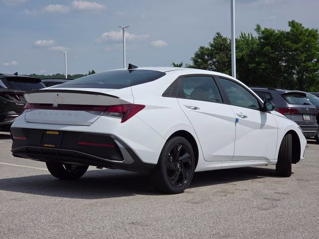 2026 Serenity White Pearl Hyundai Elantra SEL Sport FWD Sedan