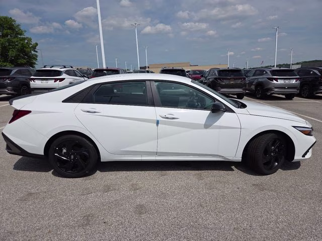 2026 Serenity White Pearl Hyundai Elantra SEL Sport FWD Sedan