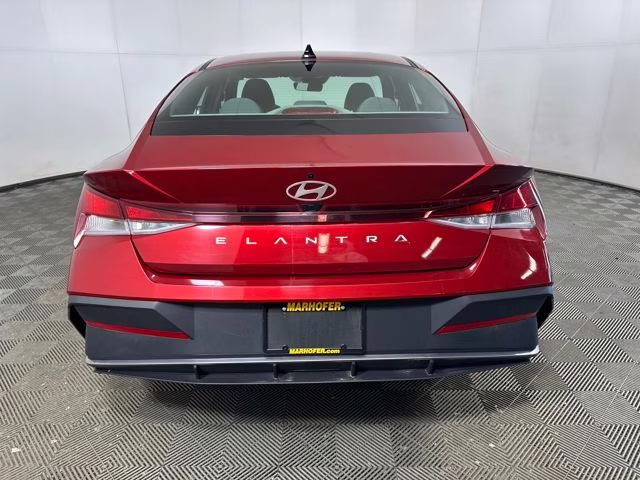 2024 Ultimate Red Hyundai Elantra SEL FWD Sedan