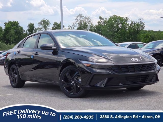 2026 Abyss Black Hyundai Elantra SEL Sport FWD Sedan