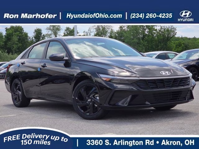 2026 Abyss Black Hyundai Elantra SEL Sport FWD Sedan