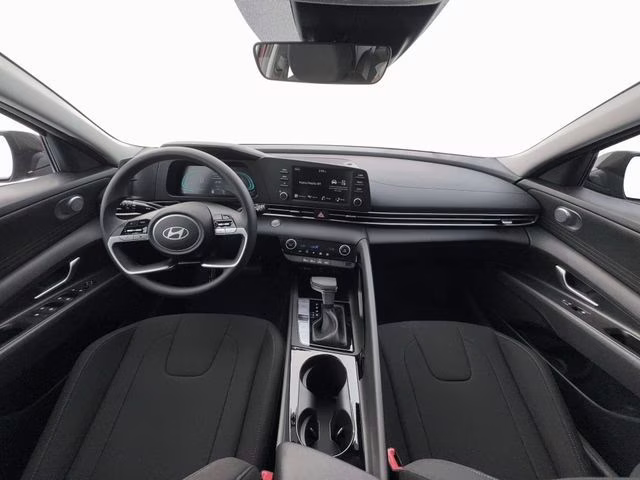 2026 Serenity White Hyundai Elantra Hybrid Blue FWD Sedan