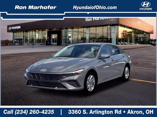 2026 Ecotronic Gray Pearl Hyundai Elantra Hybrid Blue FWD Sedan