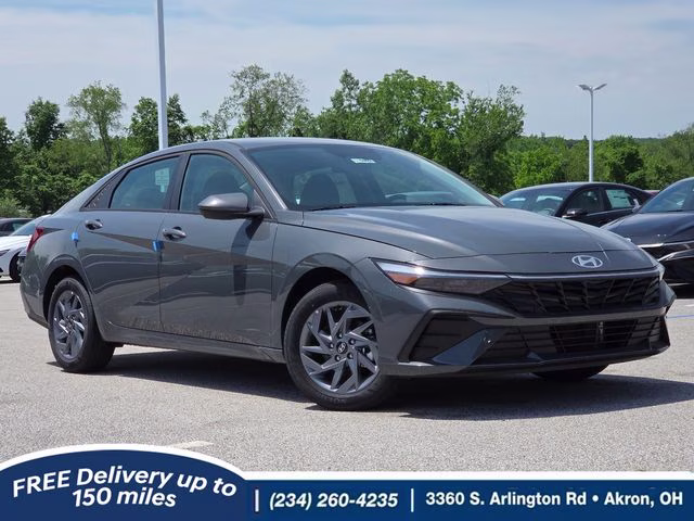2026 Ecotronic Gray Pearl Hyundai Elantra Hybrid Blue FWD Sedan