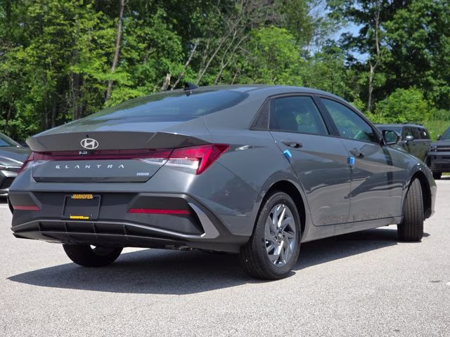 2026 Ecotronic Gray Pearl Hyundai Elantra Hybrid Blue FWD Sedan
