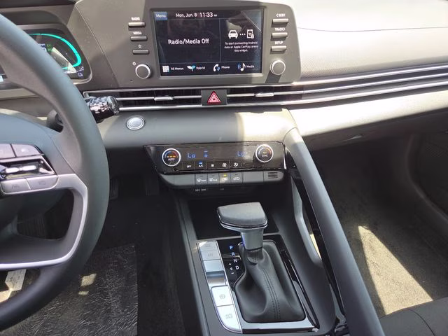2026 Ecotronic Gray Pearl Hyundai Elantra Hybrid Blue FWD Sedan