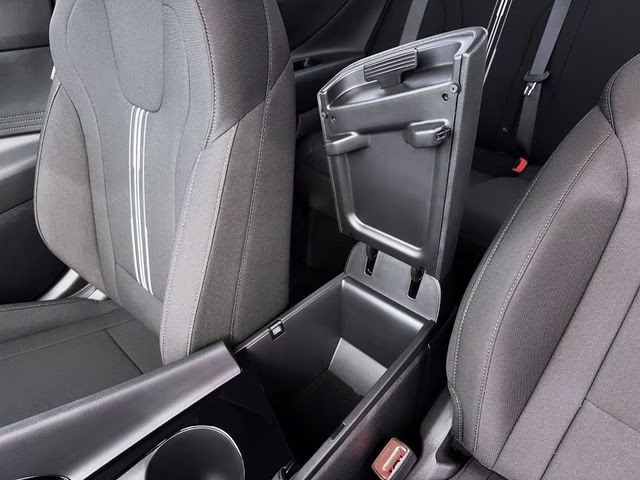 2026 Amazon Gray Hyundai Elantra Hybrid Blue FWD Sedan