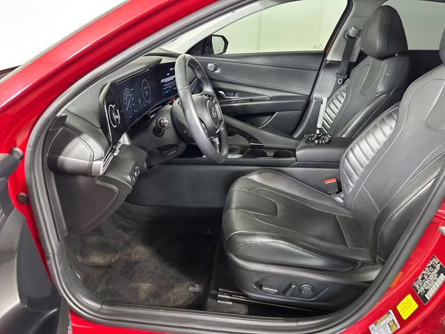 2023 Scarlet Red Pearl Hyundai Elantra Hybrid Limited FWD Sedan