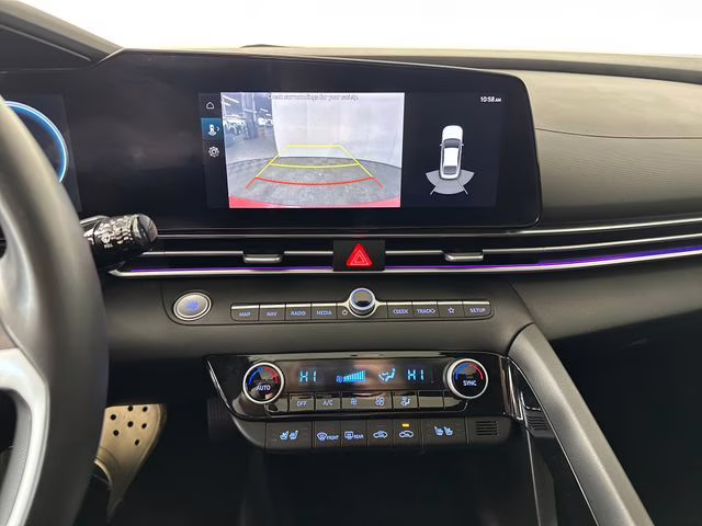 2023 Scarlet Red Pearl Hyundai Elantra Hybrid Limited FWD Sedan