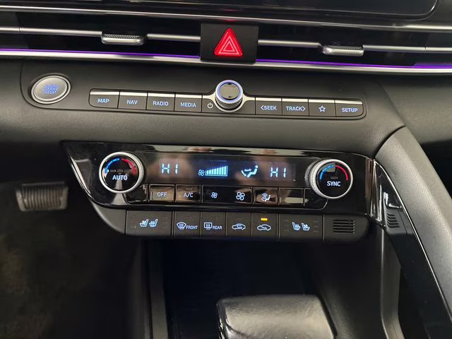 2023 Scarlet Red Pearl Hyundai Elantra Hybrid Limited FWD Sedan